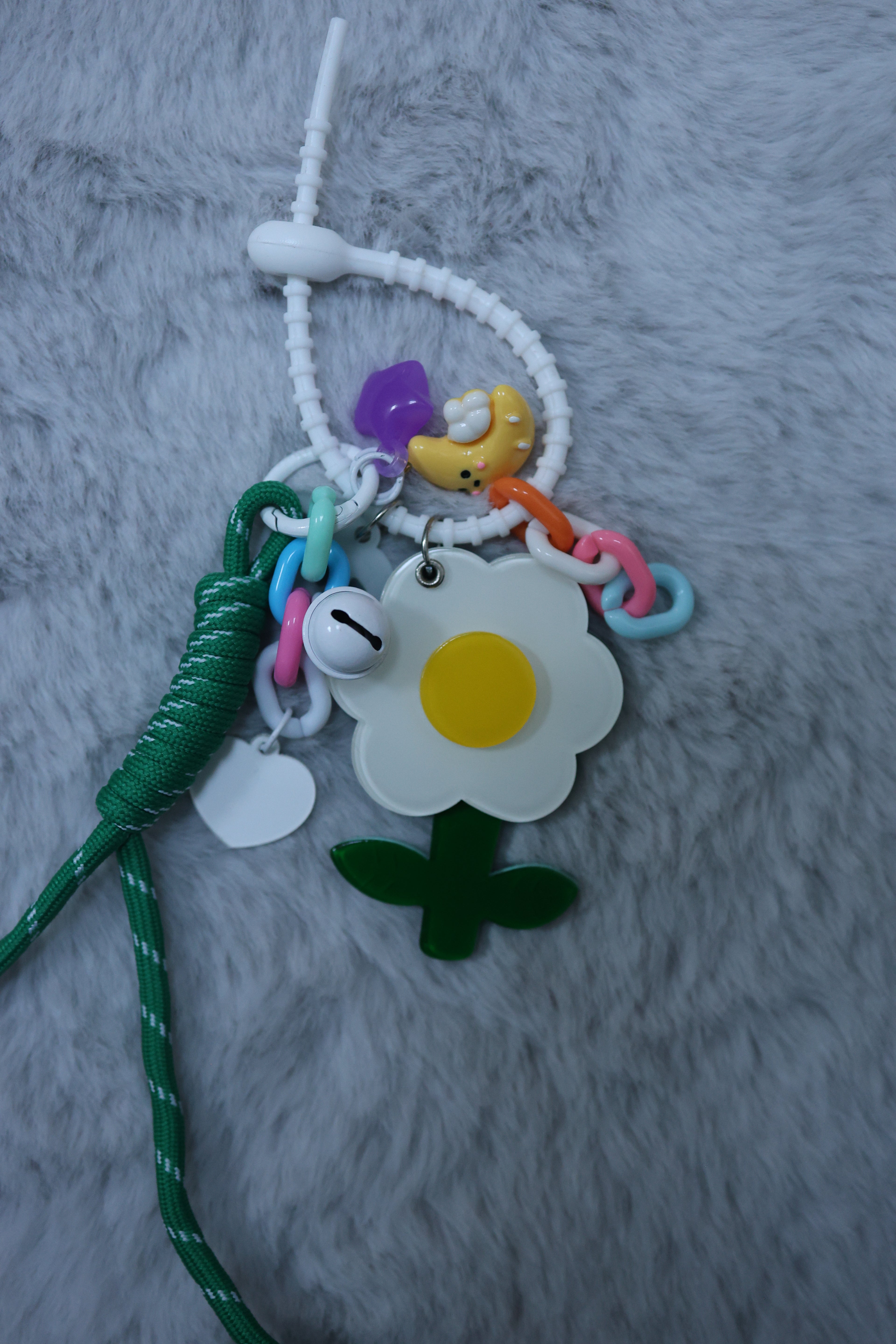 Porte clé Miroir flower